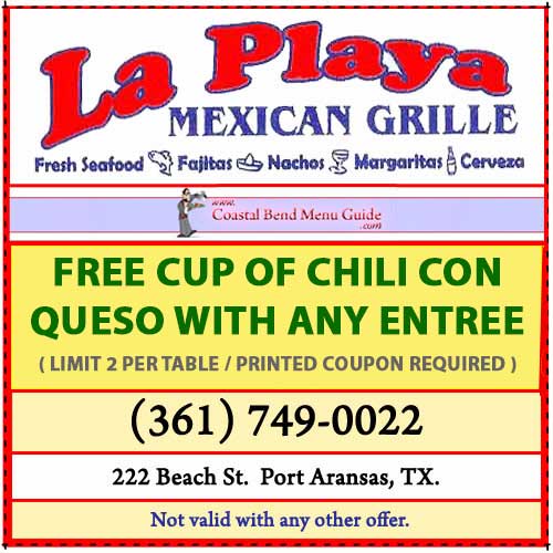 LaPlayaRestaurantFreeAppetizerCoupon
