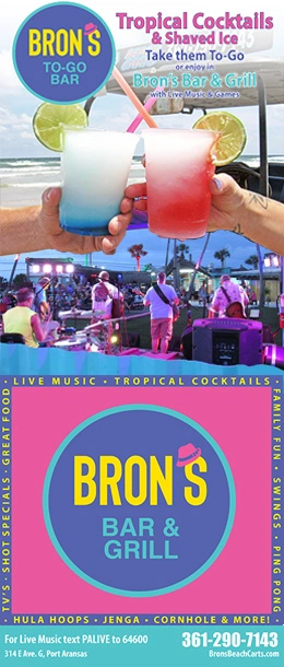 Bron's Backyard Grill in Port Aransas
